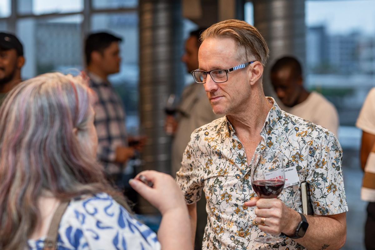 Founders in conversation at a past event