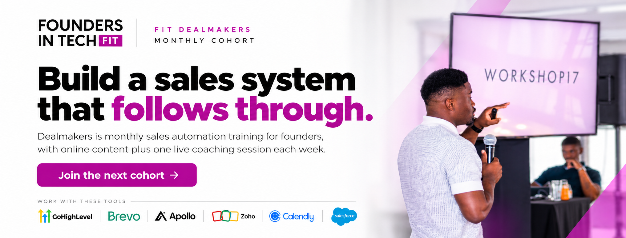Dealmakers Sales Automation Training promotional banner